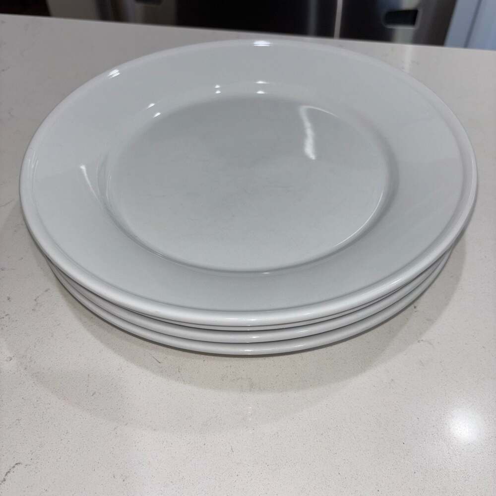 Williams-Sonoma Pantry Essentials White Dinner Plates 11” Set of 4